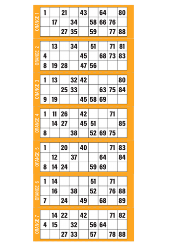 bingo kit 2135 unique cards more teaching resources