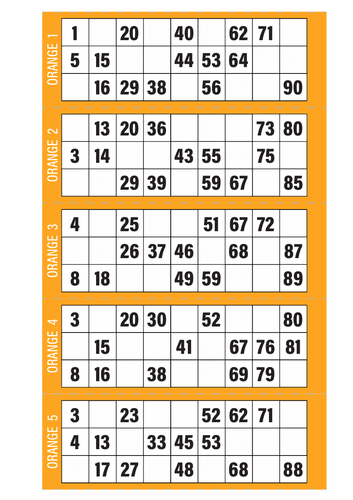 bingo kit 2135 unique cards more teaching resources