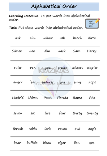 functional-skills-english-entry-level-2-writing-alphabetical