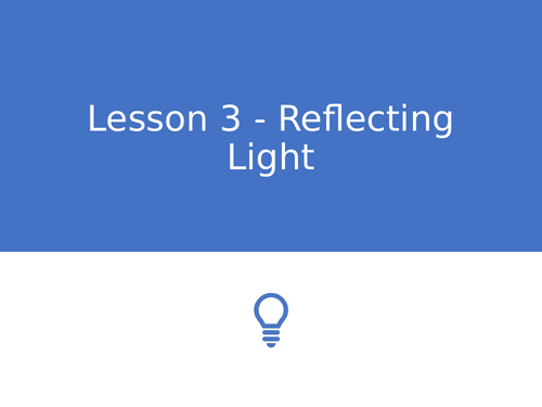 KS3 Science | 3.4.2 Light - Lesson 3 - Reflecting light FULL LESSON