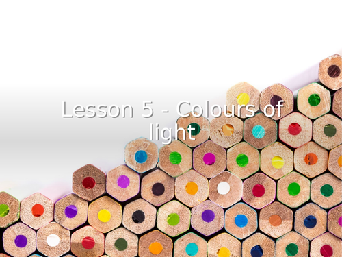 KS3 Science | 3.4.2 Light - Lesson 5 - Colours of light FULL LESSON