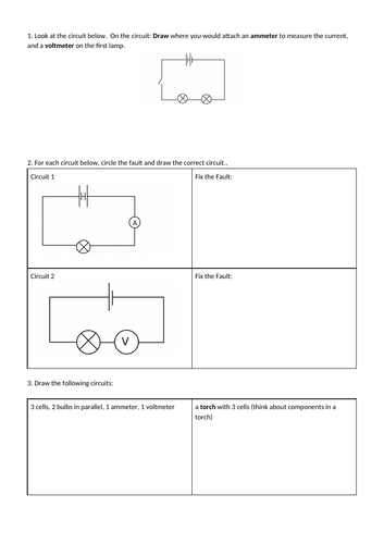 KS3 Science | 3.2.1-2 Electric circuits - Lesson 1 - How do we draw ...