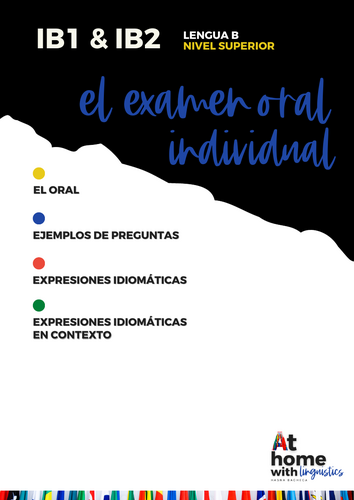 Spanish Oral Exam Language B High Level (HL) | Teaching Resources