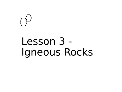 KS3 Science | 3.7.1 Earth Structure - Lesson 3 - Igneous rock FULL LESSON