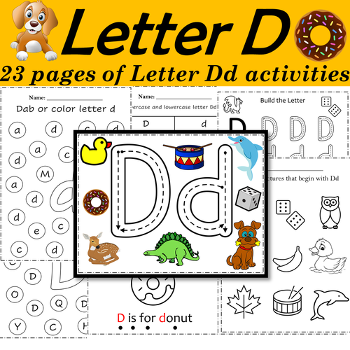 Alphabet Letter of the Week D Activities – Alphabet Printable ...