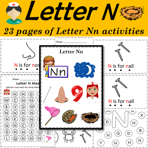 Alphabet Letter of the Week N Activities – Alphabet Printable ...