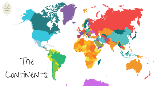 Continents of the world information sheet | Teaching Resources