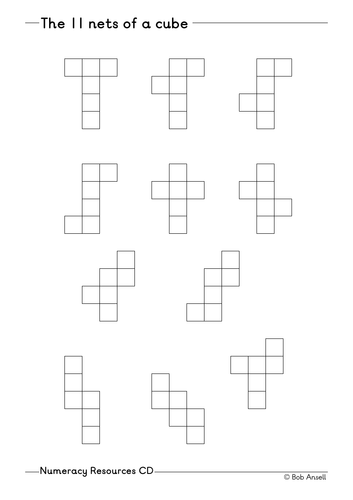 Nets Of Cubes And Cuboids , Cube and Cuboid Shape, Formulas, Properties ...