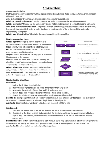 OCR GCSE Computer Science Paper 2 | Teaching Resources