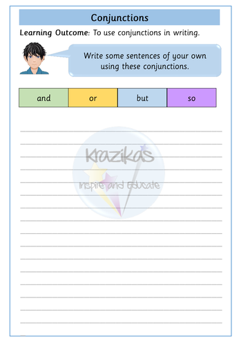 conjunctions-year-2-teaching-resources