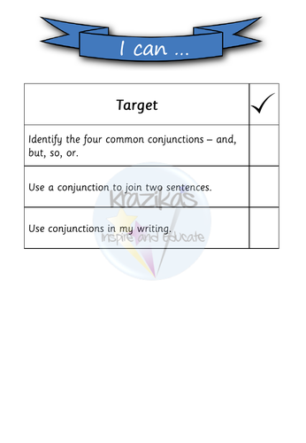 Conjunctions Year 2 Teaching Resources