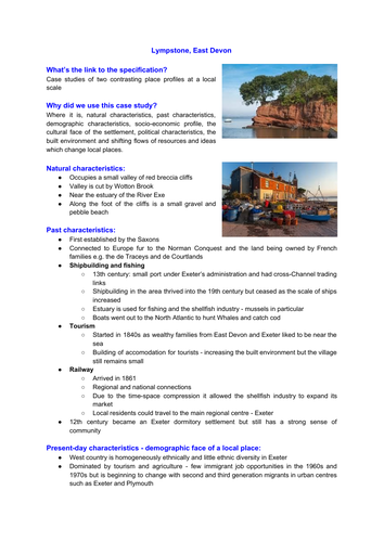 lympstone case study a level geography