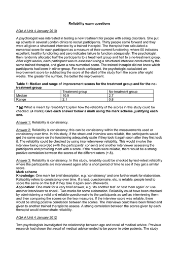 chapter 3 research methods reliability fill in the gaps