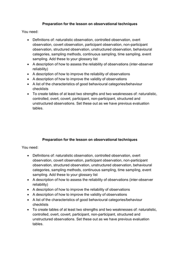 AQA A-Level Psychology Research Methods – Wilcoxon | Teaching Resources