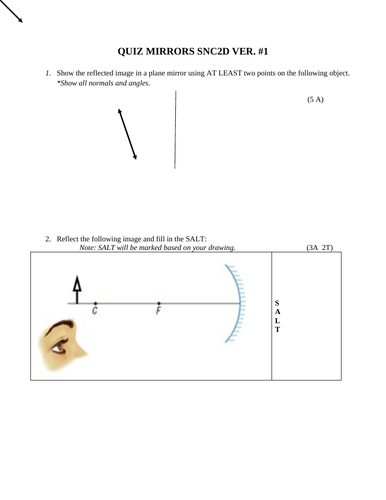 Physics Quiz and Test Package Grade 10 Science Version #1