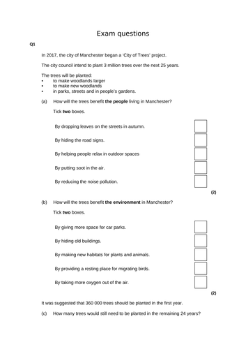 AQA GCSE Biology (9-1) B18.7 Maintaining biodiversity - FULL LESSON