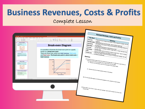 Revenues, Costs and Profits - GCSE (9-1) Business | Teaching Resources