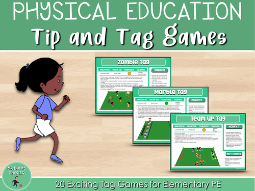 Free Physical Education Games - Tip and Tag by Mr Bucks Phys Ed