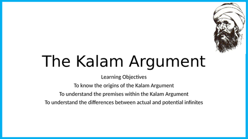 The Kalam Argument (Cosmological)