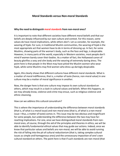 moral-standards-versus-non-moral-standards-teaching-resources