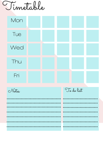 Calendar, Weekly planner & to do list printable planner | Teaching ...