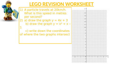 LEGO REVISION WORKSHEET 3