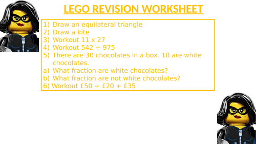 LEGO REVISION WORKSHEET 14