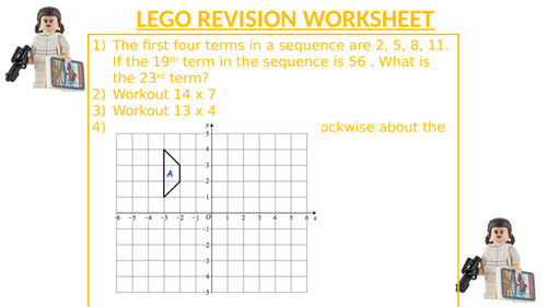 LEGO REVISION WORKSHEET 20