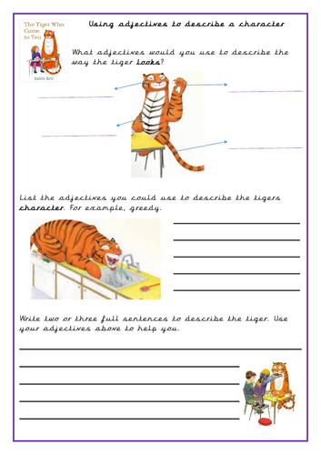 ks1-using-adjectives-to-describe-a-character-the-tiger-who-came-to-tea-teaching-resources