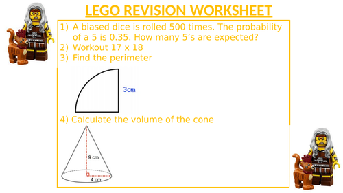 LEGO REVISION WORKSHEET 56