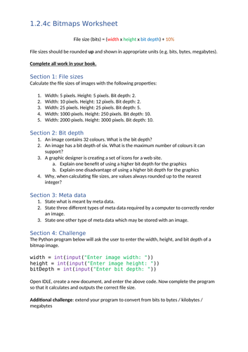 J277 OCR 1.2 Memory and Storage SoW | Teaching Resources