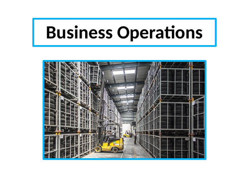 Business Operations - GCSE (9-1) Business | Teaching Resources