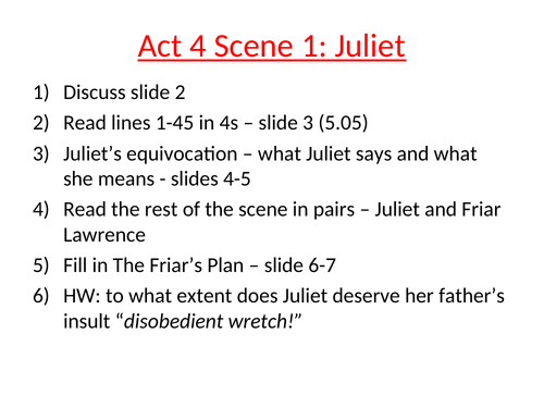 Romeo and Juliet at KS4 | Teaching Resources