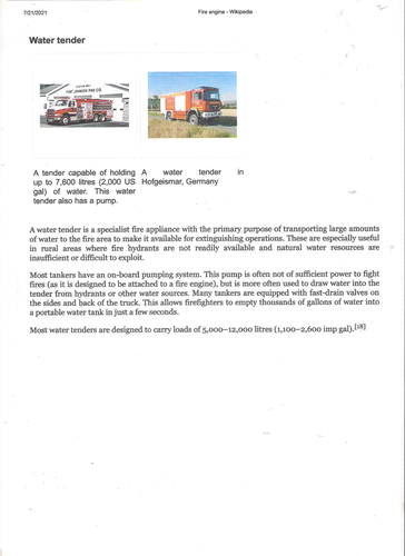 Fires, Firefighters and Fire engines | Teaching Resources