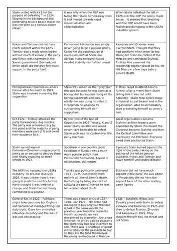 Trotsky Stalin Power Struggle/ Leadership Contest | Teaching Resources