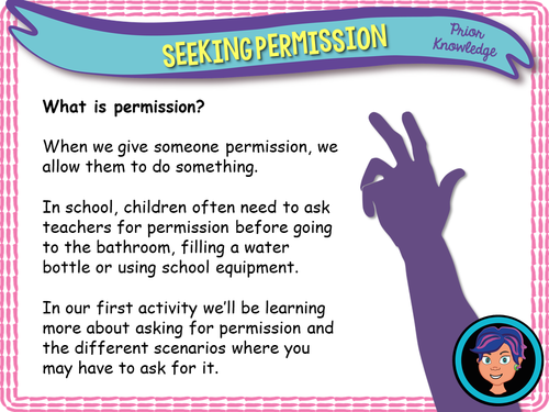 Seeking Permission Meaning