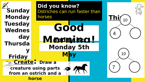 daily morning activities ks1 teaching resources
