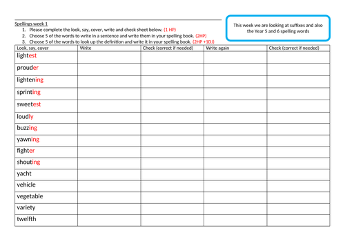 31-weeks-of-spelling-test-words-year-6-teaching-resources