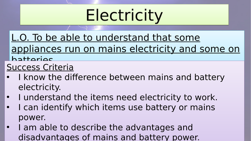 ELECTRICITY Science Unit - 6 Outstanding Lessons | Teaching Resources