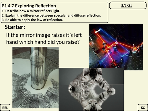 KS3 Physics AQA P1 4 Waves - Sound and Light 10PPTs, 13WS and 11MS ...