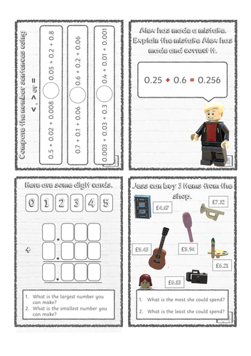 adding decimals problem solving year 5