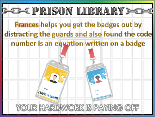 U.S Prison System Escape Room Challenge by Cre8tive Resources