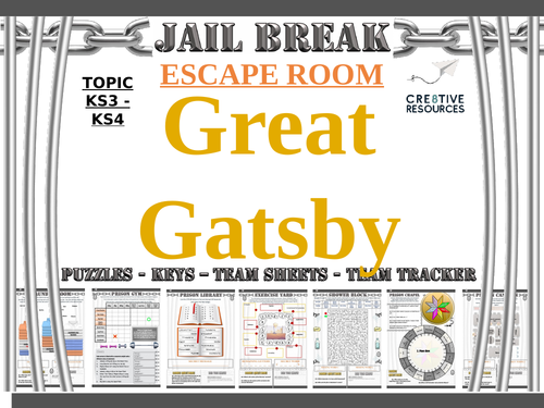 Great Gatsby Escape Room | Teaching Resources