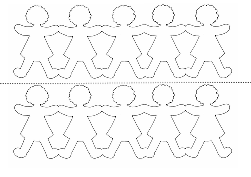 EYFS/KS1 Paper Dolls Cross Curricula | Teaching Resources