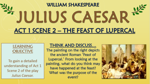 Julius Caesar - William Shakespeare - Act 1 Scene 2 - The Feast of Lupercal!