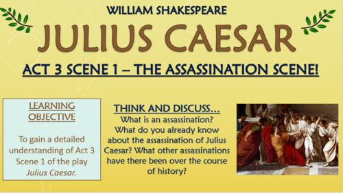 Julius Caesar - William Shakespeare - Act 3 Scene 1 - The Assassination Scene!