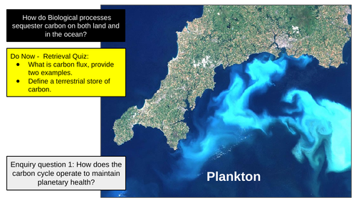 Carbon Cycle Land Ocean