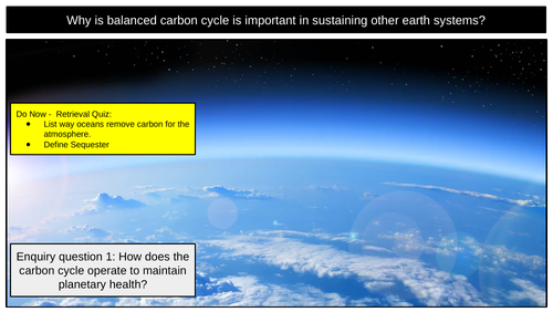 Carbon Cycle Balance