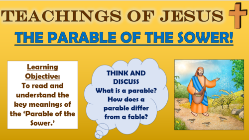 Teachings of Jesus - The Parable of the Sower!