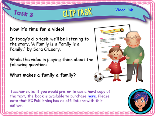 family ks2 teaching resources